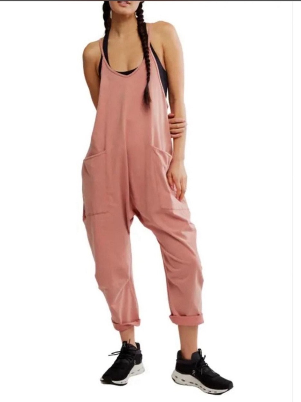 NWT Free People Movement Hot Shot Onesie: Petal Size Medium
